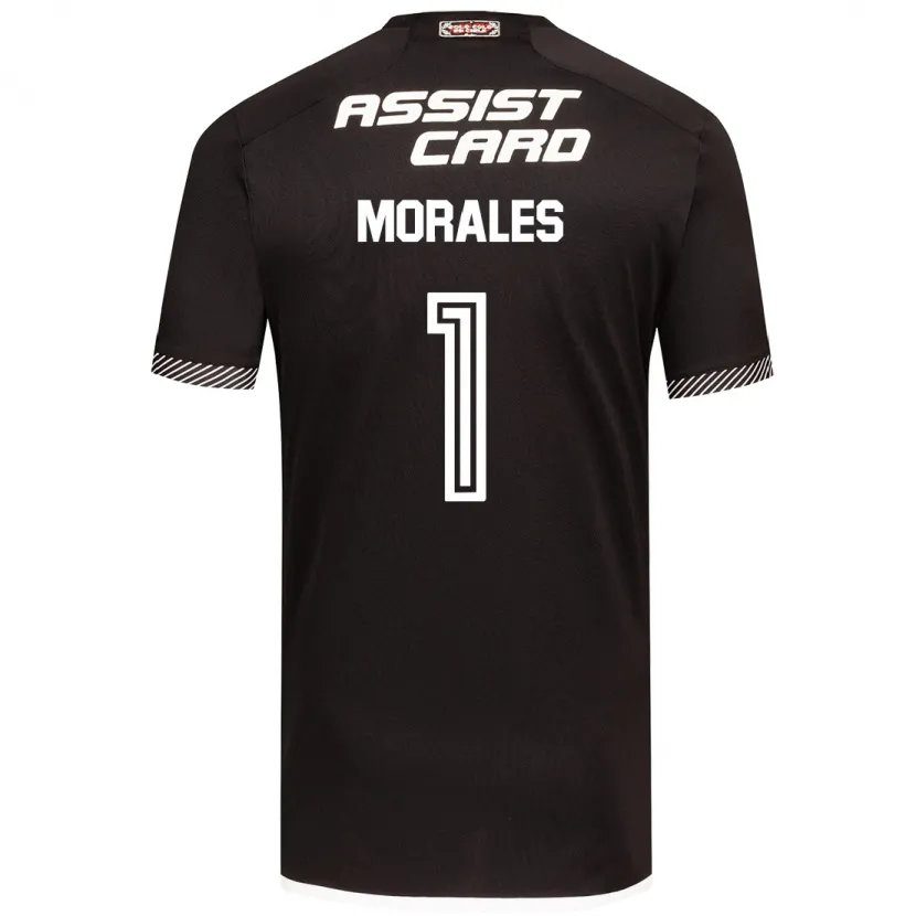 Danxen Kinderen Benjamin Morales #1 Zwart Wit Uitshirt Uittenue 2024/25 T-Shirt