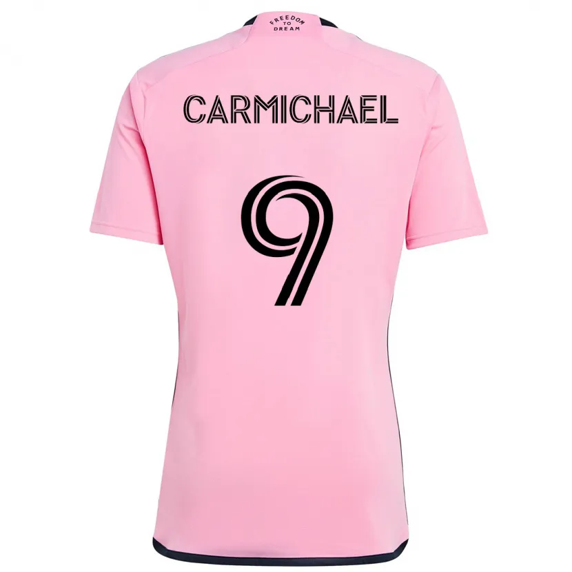 Danxen Heren Ryan Carmichael #9 Roze Thuisshirt Thuistenue 2024/25 T-Shirt