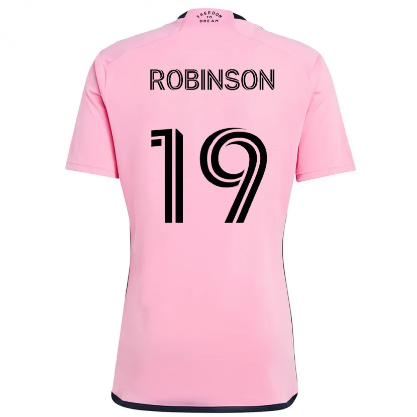 Danxen Heren Robbie Robinson #19 Roze Thuisshirt Thuistenue 2024/25 T-Shirt