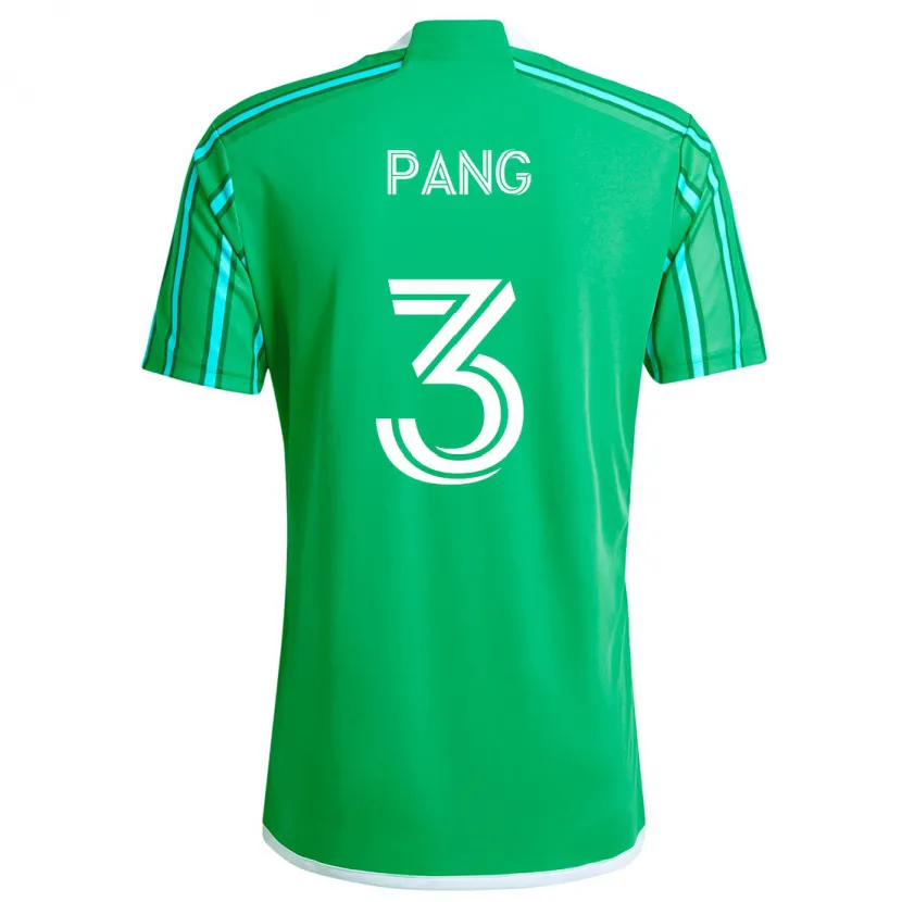 Danxen Heren Kaylene Pang #3 Groen Wit Thuisshirt Thuistenue 2024/25 T-Shirt