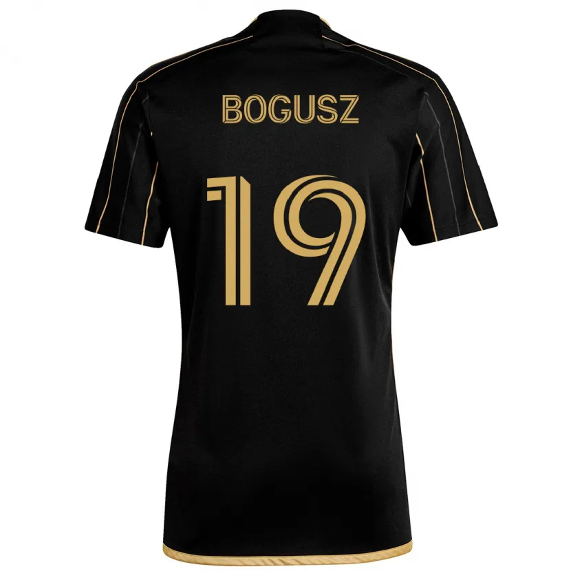 Danxen Heren Mateusz Bogusz #19 Zwart Goud Thuisshirt Thuistenue 2024/25 T-Shirt