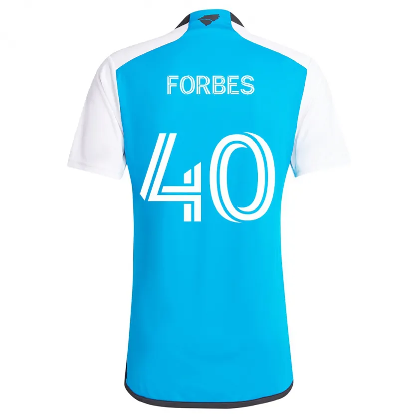 Danxen Heren Jahlane Forbes #40 Blauw Wit Thuisshirt Thuistenue 2024/25 T-Shirt