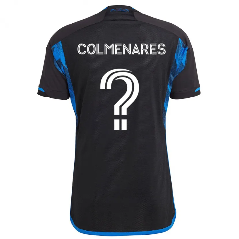 Danxen Heren Mateo Colmenares #0 Blauw Zwart Thuisshirt Thuistenue 2024/25 T-Shirt