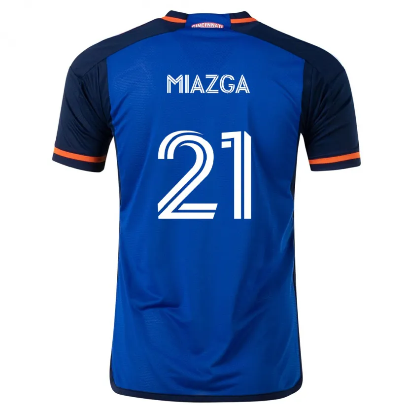 Danxen Heren Matt Miazga #21 Blauw Wit Thuisshirt Thuistenue 2024/25 T-Shirt