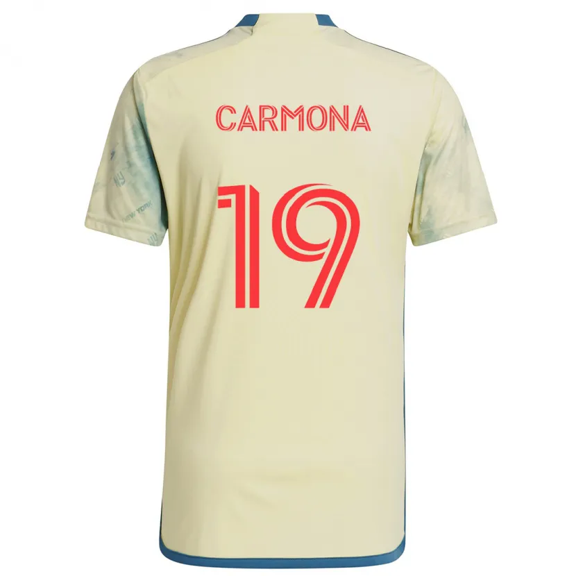 Danxen Heren Wikelman Carmona #19 Geel Rood Blauw Thuisshirt Thuistenue 2024/25 T-Shirt