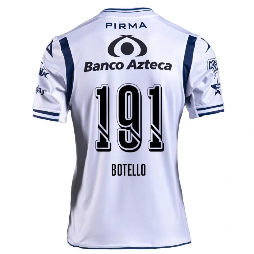 Danxen Heren Octavio Botello #191 Wit Marineblauw Thuisshirt Thuistenue 2024/25 T-Shirt