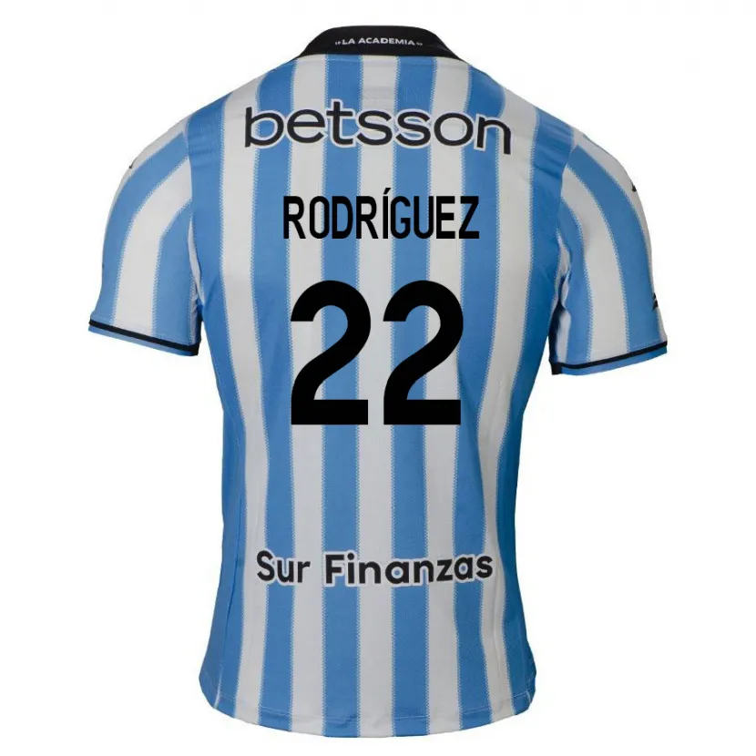 Danxen Heren Baltasar Rodríguez #22 Blauw Wit Zwart Thuisshirt Thuistenue 2024/25 T-Shirt