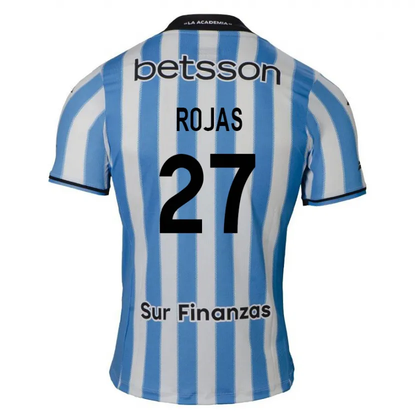 Danxen Heren Gabriel Rojas #27 Blauw Wit Zwart Thuisshirt Thuistenue 2024/25 T-Shirt