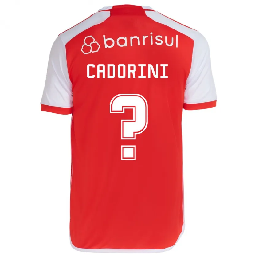 Danxen Heren Matheus Cadorini #0 Rood Wit Thuisshirt Thuistenue 2024/25 T-Shirt