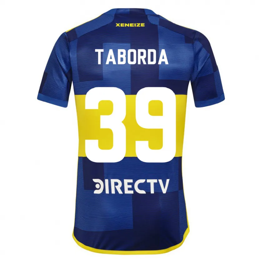 Danxen Heren Vicente Taborda #39 Blauw Geel Thuisshirt Thuistenue 2024/25 T-Shirt