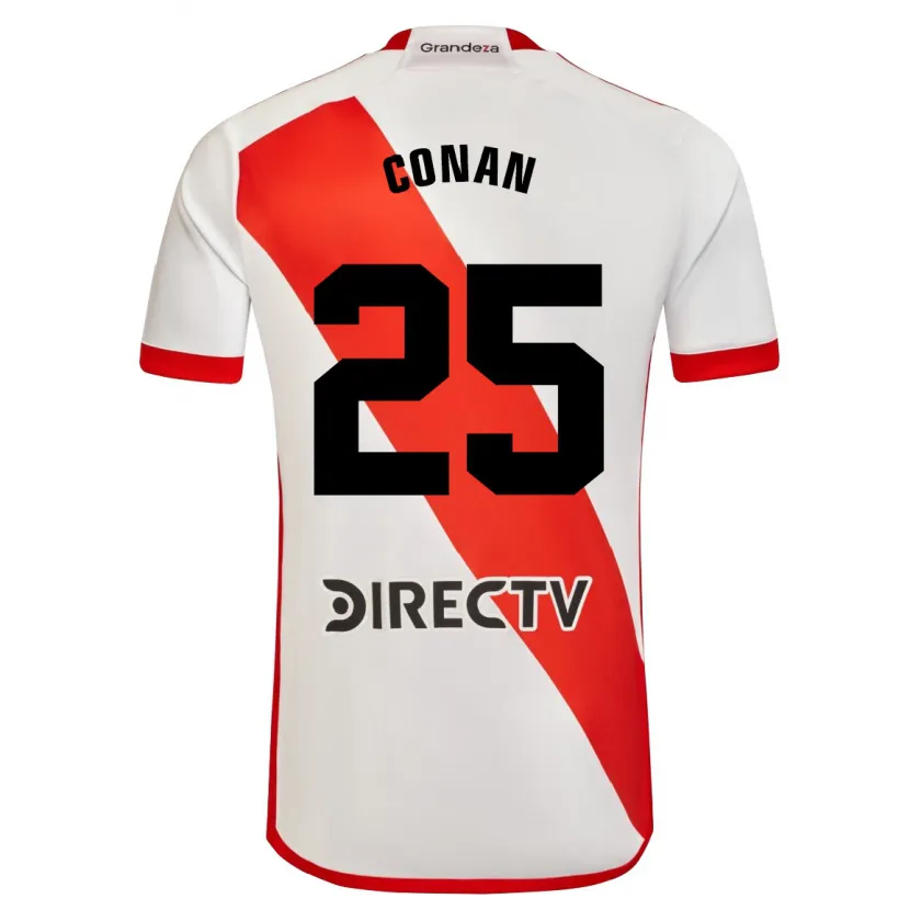 Danxen Heren Conan Ledesma #25 Wit Rood Thuisshirt Thuistenue 2024/25 T-Shirt