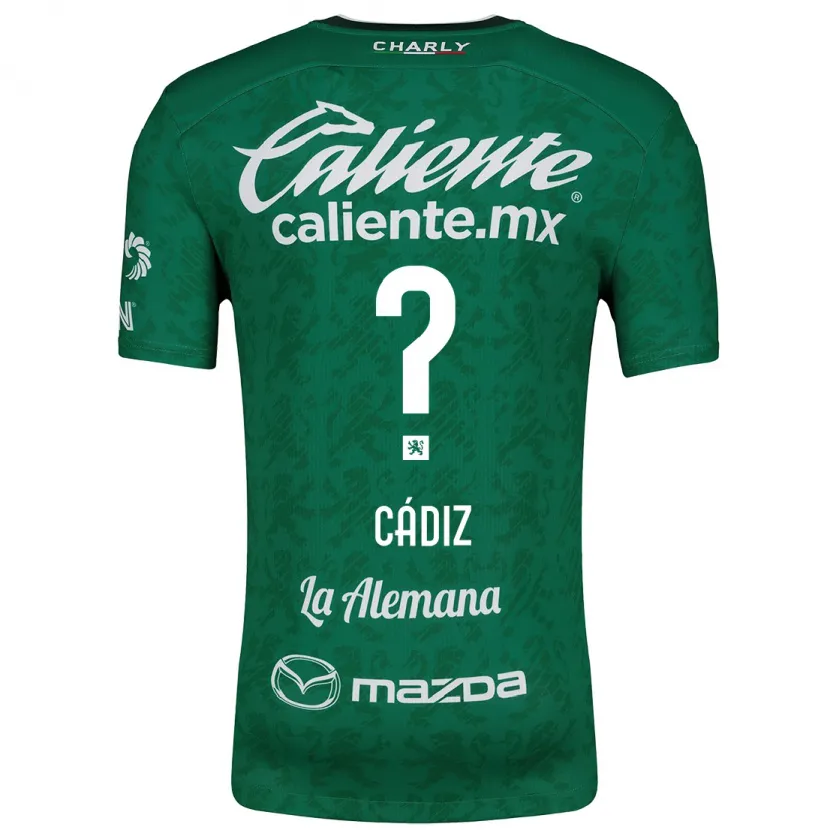 Danxen Heren Jhonder Cádiz #0 Groen Wit Thuisshirt Thuistenue 2024/25 T-Shirt