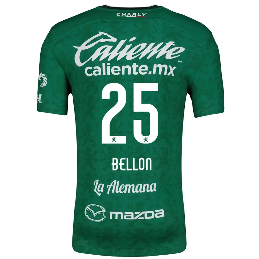 Danxen Heren Paul Bellón #25 Groen Wit Thuisshirt Thuistenue 2024/25 T-Shirt