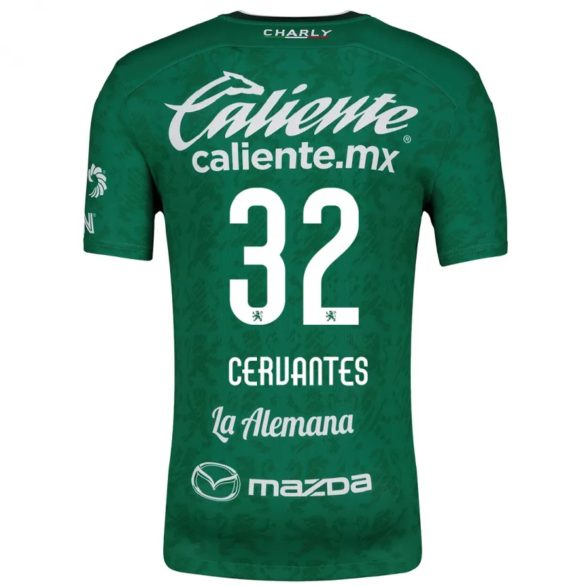 Danxen Heren Luis Cervantes #32 Groen Wit Thuisshirt Thuistenue 2024/25 T-Shirt