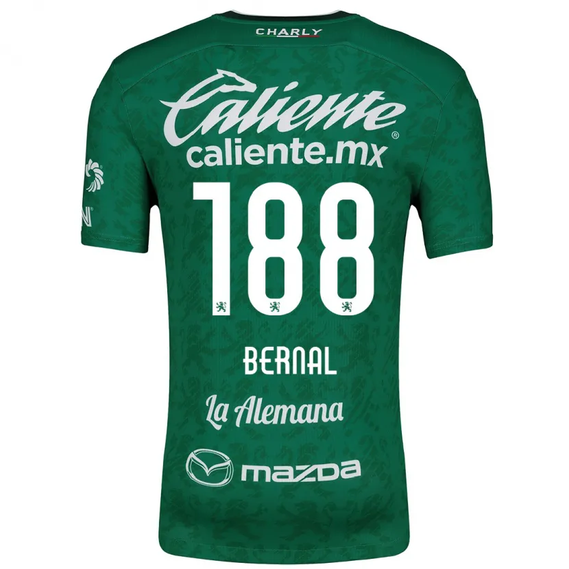 Danxen Heren Juan Bernal #188 Groen Wit Thuisshirt Thuistenue 2024/25 T-Shirt