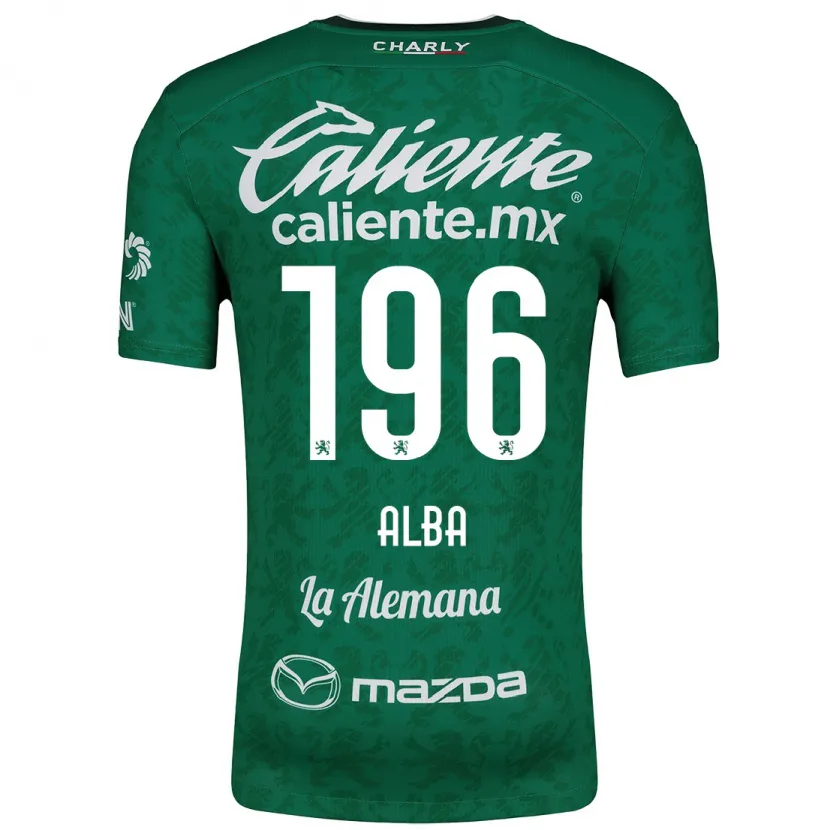 Danxen Heren Óscar Alba #196 Groen Wit Thuisshirt Thuistenue 2024/25 T-Shirt