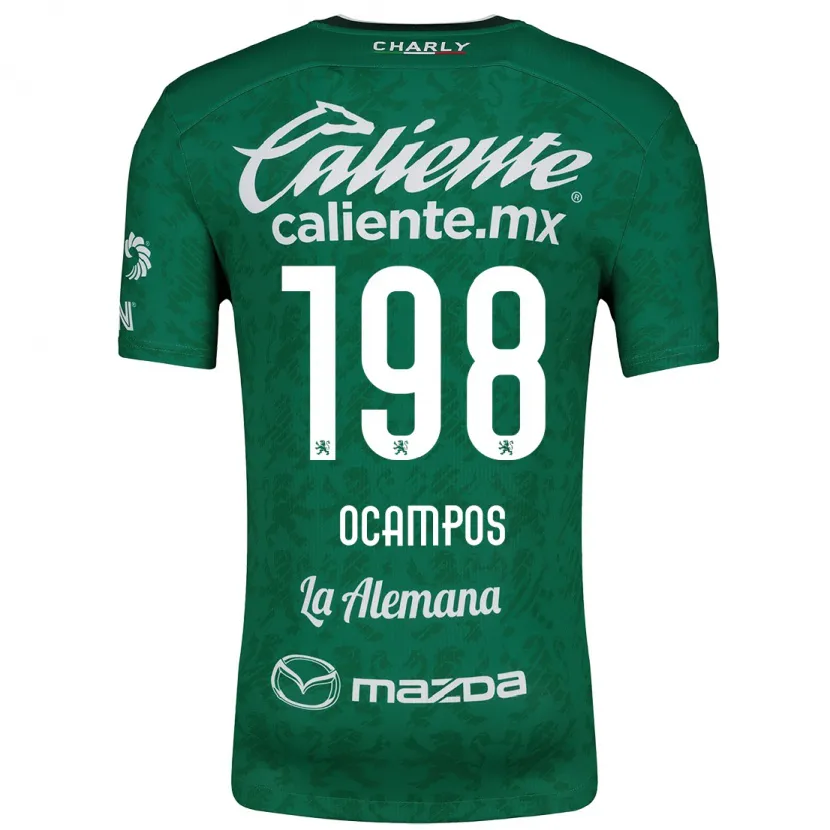 Danxen Heren Omar Ocampos #198 Groen Wit Thuisshirt Thuistenue 2024/25 T-Shirt