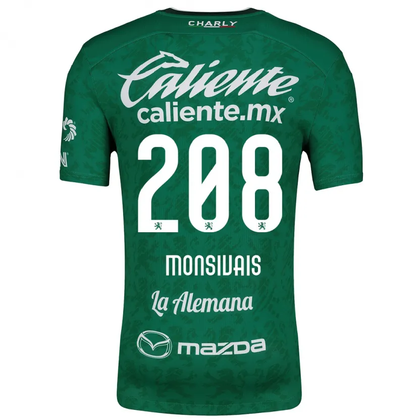 Danxen Heren Daniel Monsivaís #208 Groen Wit Thuisshirt Thuistenue 2024/25 T-Shirt