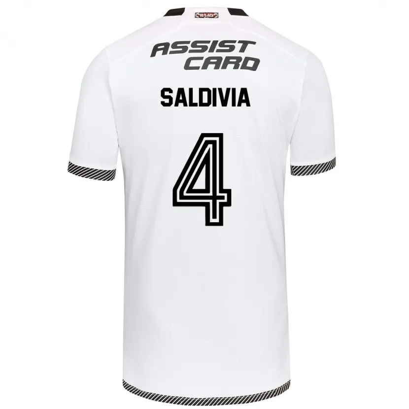 Danxen Heren Alan Saldivia #4 Wit Zwart Thuisshirt Thuistenue 2024/25 T-Shirt