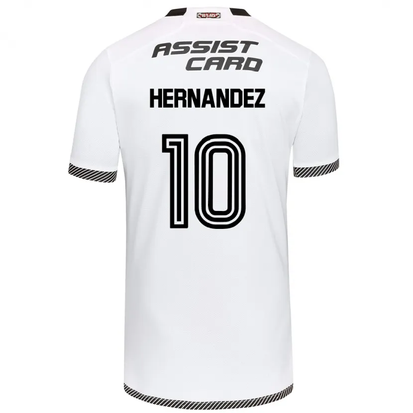 Danxen Heren Leandro Hernández #10 Wit Zwart Thuisshirt Thuistenue 2024/25 T-Shirt