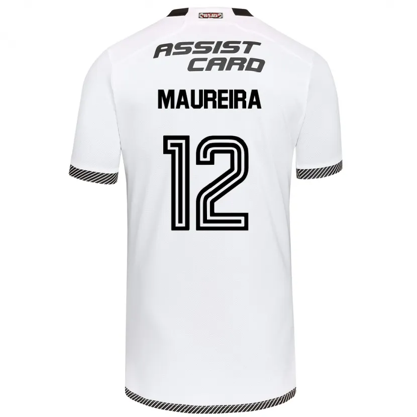 Danxen Heren Gabriel Maureira #12 Wit Zwart Thuisshirt Thuistenue 2024/25 T-Shirt