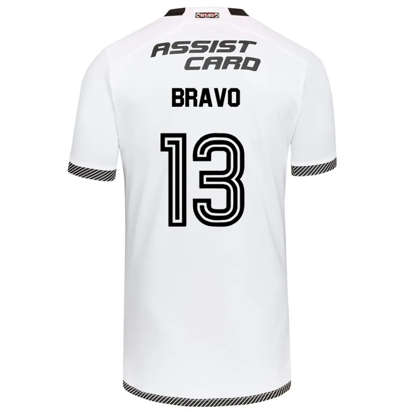 Danxen Heren Santiago Bravo #13 Wit Zwart Thuisshirt Thuistenue 2024/25 T-Shirt