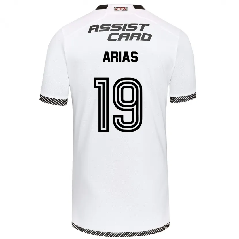 Danxen Heren Bastián Arias #19 Wit Zwart Thuisshirt Thuistenue 2024/25 T-Shirt