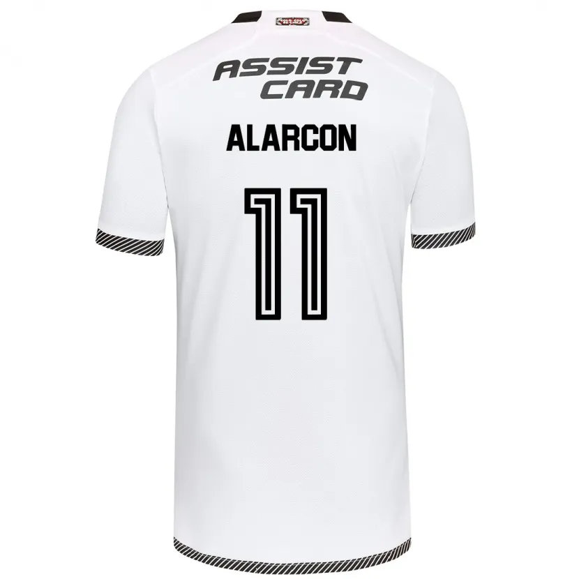 Danxen Heren Antonia Alarcón #11 Wit Zwart Thuisshirt Thuistenue 2024/25 T-Shirt