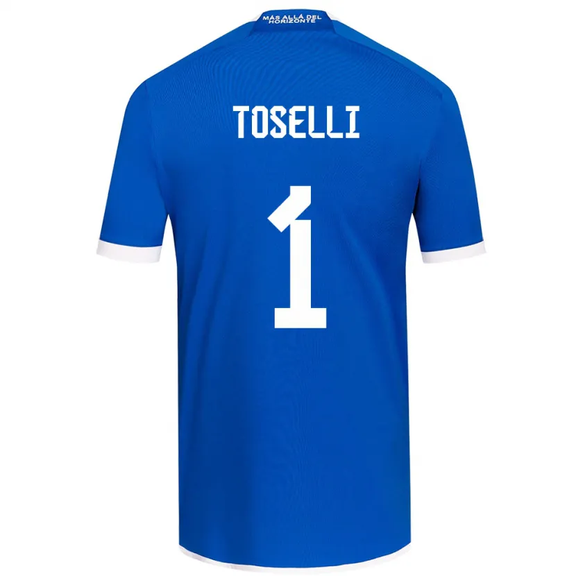 Danxen Heren Cristopher Toselli #1 Blauw Wit Thuisshirt Thuistenue 2024/25 T-Shirt