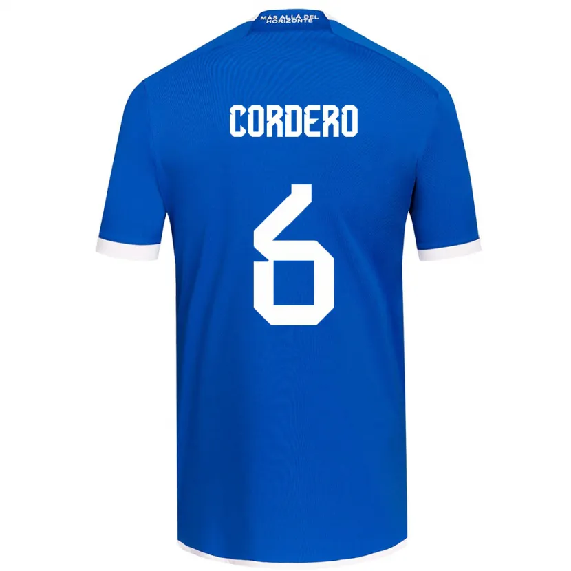 Danxen Heren Renato Cordero #6 Blauw Wit Thuisshirt Thuistenue 2024/25 T-Shirt