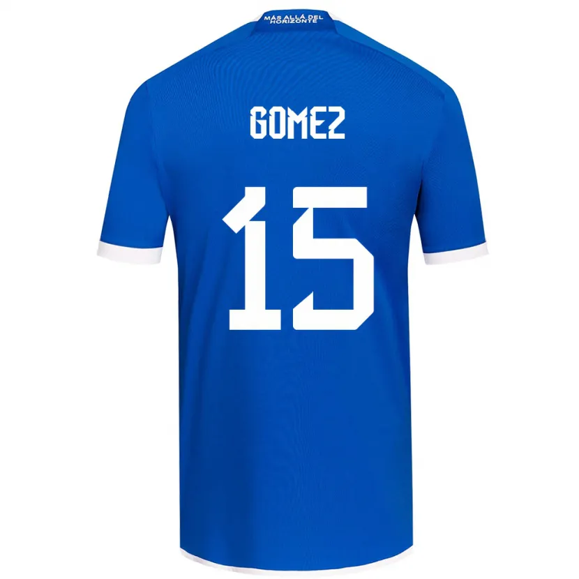 Danxen Heren Juan Pablo Gómez #15 Blauw Wit Thuisshirt Thuistenue 2024/25 T-Shirt