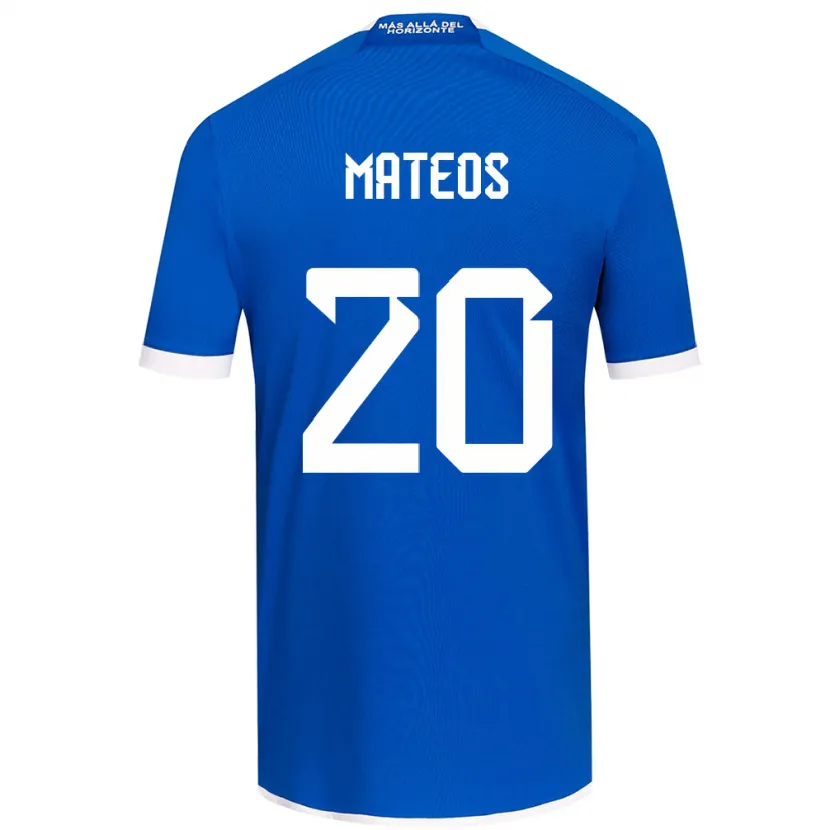 Danxen Heren Federico Mateos #20 Blauw Wit Thuisshirt Thuistenue 2024/25 T-Shirt