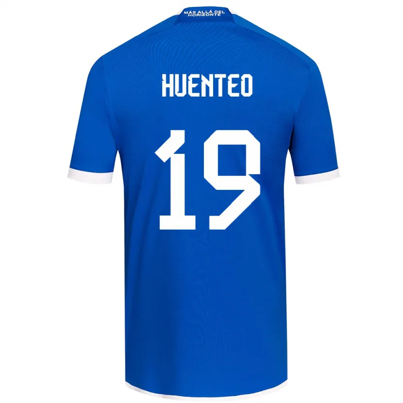 Danxen Heren Yessenia Huenteo #19 Blauw Wit Thuisshirt Thuistenue 2024/25 T-Shirt