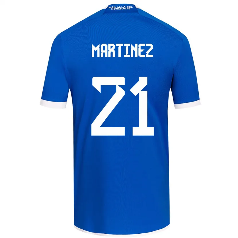 Danxen Heren Maria Martínez #21 Blauw Wit Thuisshirt Thuistenue 2024/25 T-Shirt