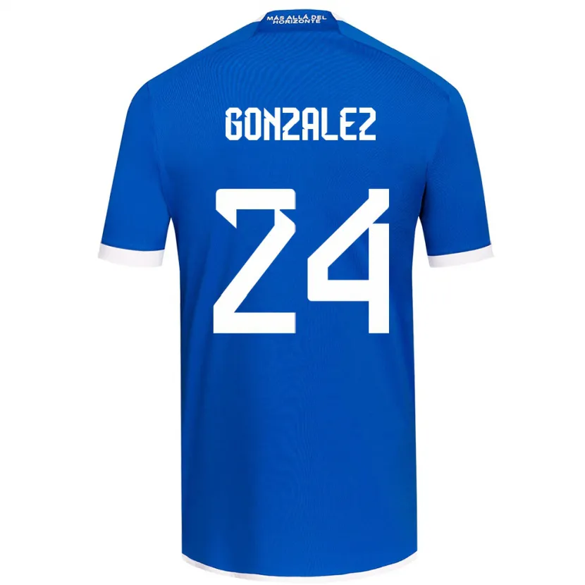 Danxen Heren Emma González #24 Blauw Wit Thuisshirt Thuistenue 2024/25 T-Shirt