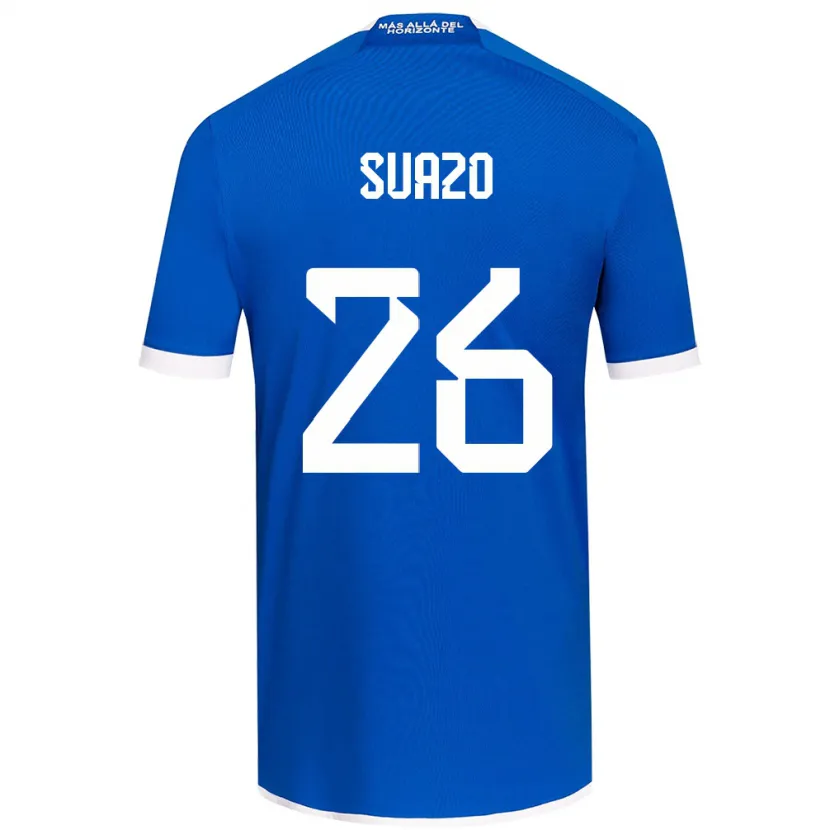 Danxen Heren Gretzel Suazo #26 Blauw Wit Thuisshirt Thuistenue 2024/25 T-Shirt