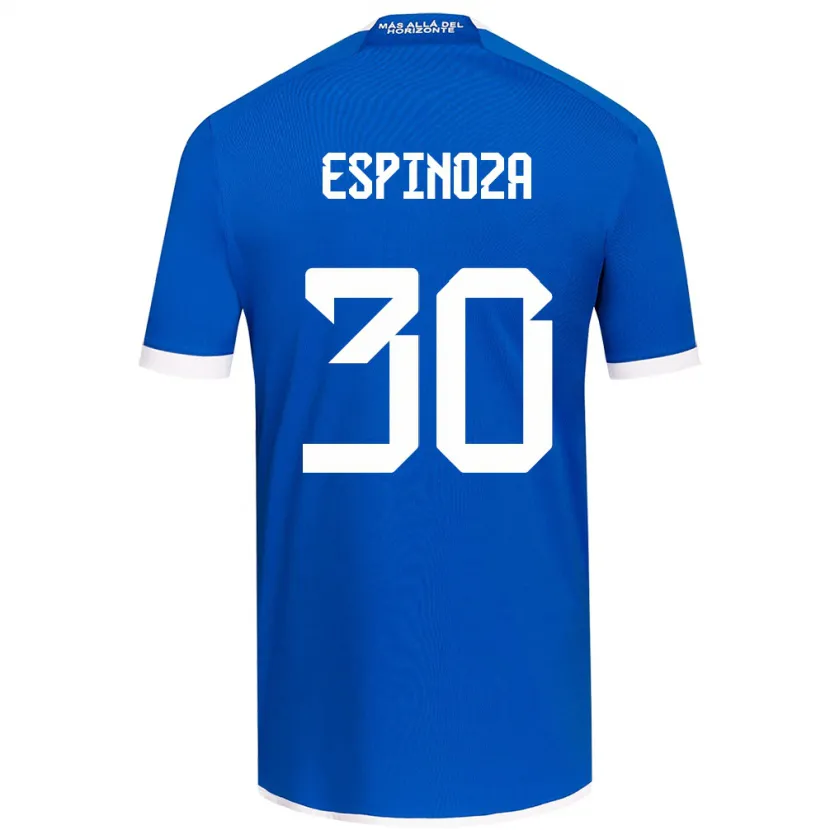 Danxen Heren Isidora Espinoza #30 Blauw Wit Thuisshirt Thuistenue 2024/25 T-Shirt