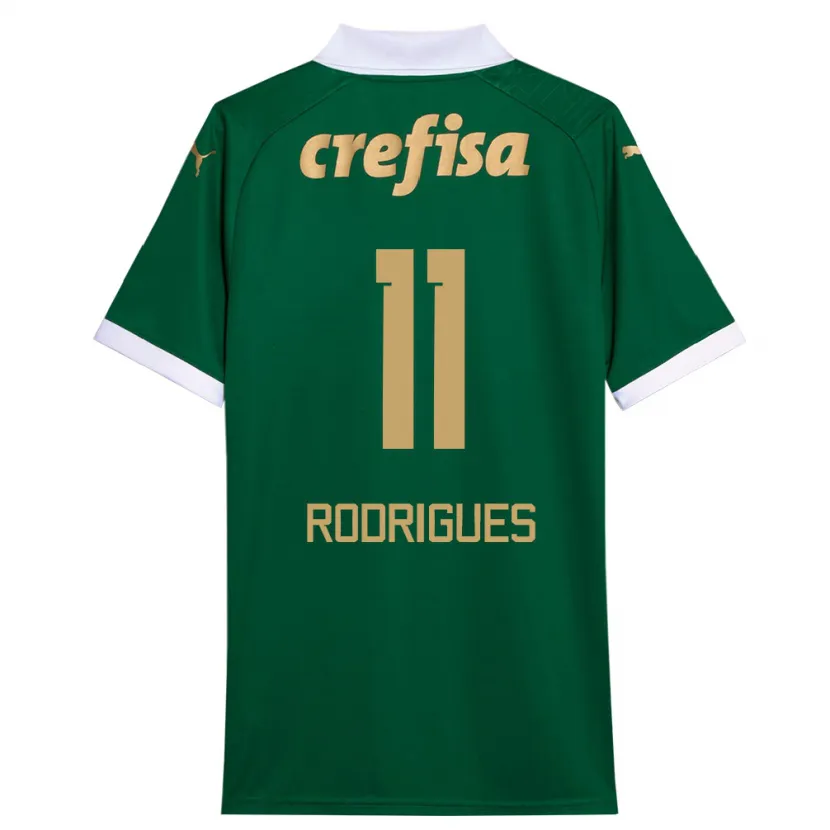 Danxen Heren Bruno Rodrigues #11 Groen Wit Thuisshirt Thuistenue 2024/25 T-Shirt