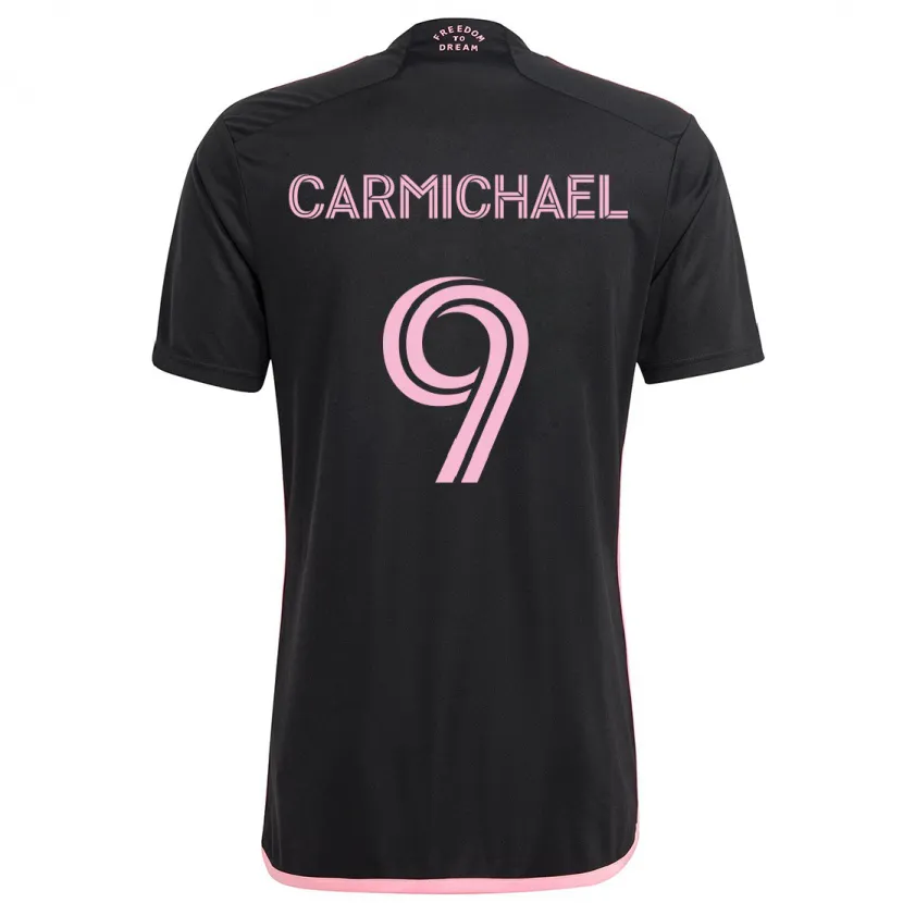 Danxen Heren Ryan Carmichael #9 Zwart Uitshirt Uittenue 2024/25 T-Shirt