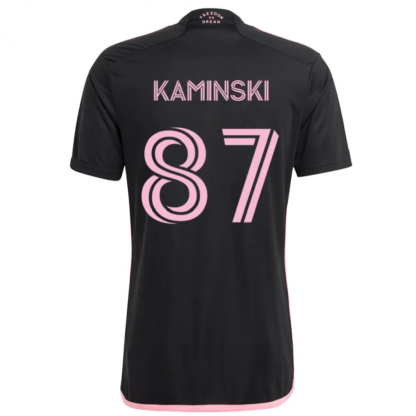 Danxen Heren Brett Kaminski #87 Zwart Uitshirt Uittenue 2024/25 T-Shirt