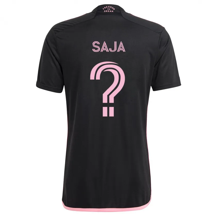 Danxen Heren Mateo Saja #0 Zwart Uitshirt Uittenue 2024/25 T-Shirt