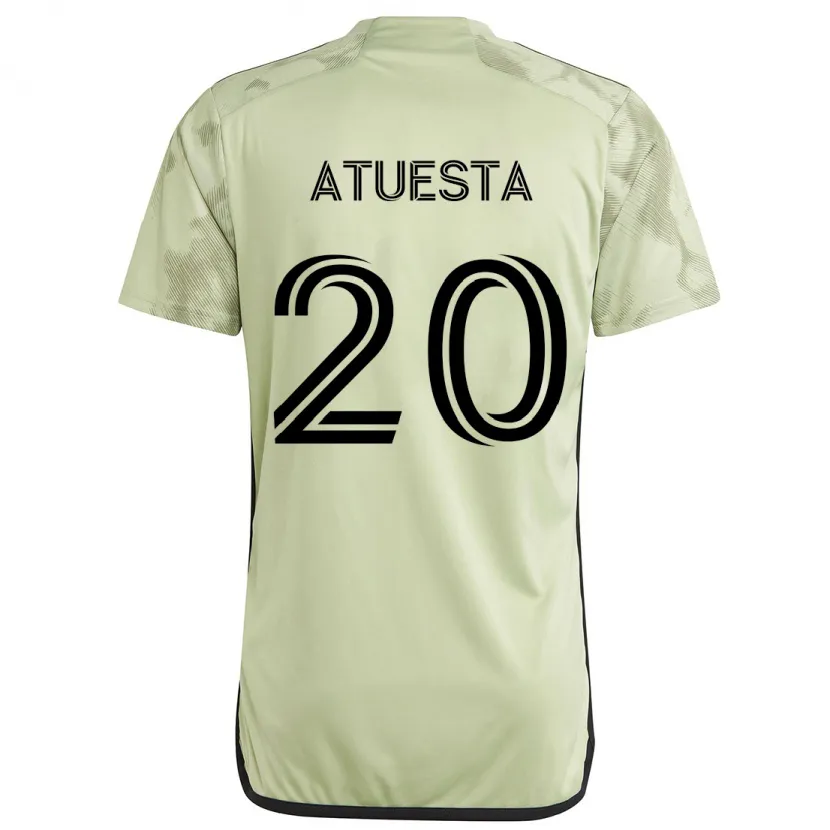 Danxen Heren Eduard Atuesta #20 Licht Groen Uitshirt Uittenue 2024/25 T-Shirt