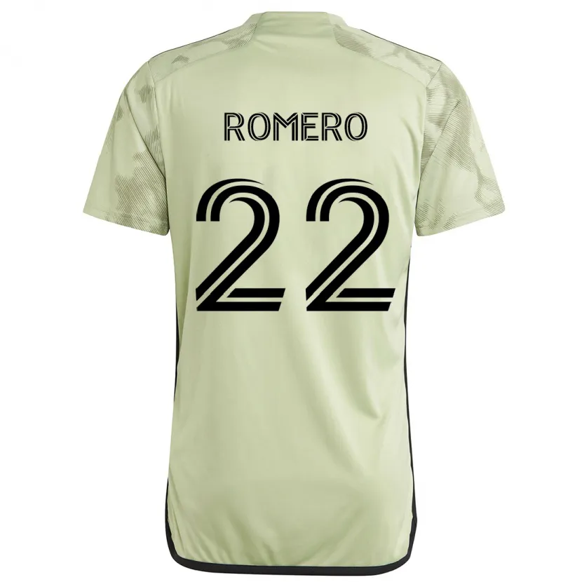 Danxen Heren Abraham Romero #22 Licht Groen Uitshirt Uittenue 2024/25 T-Shirt