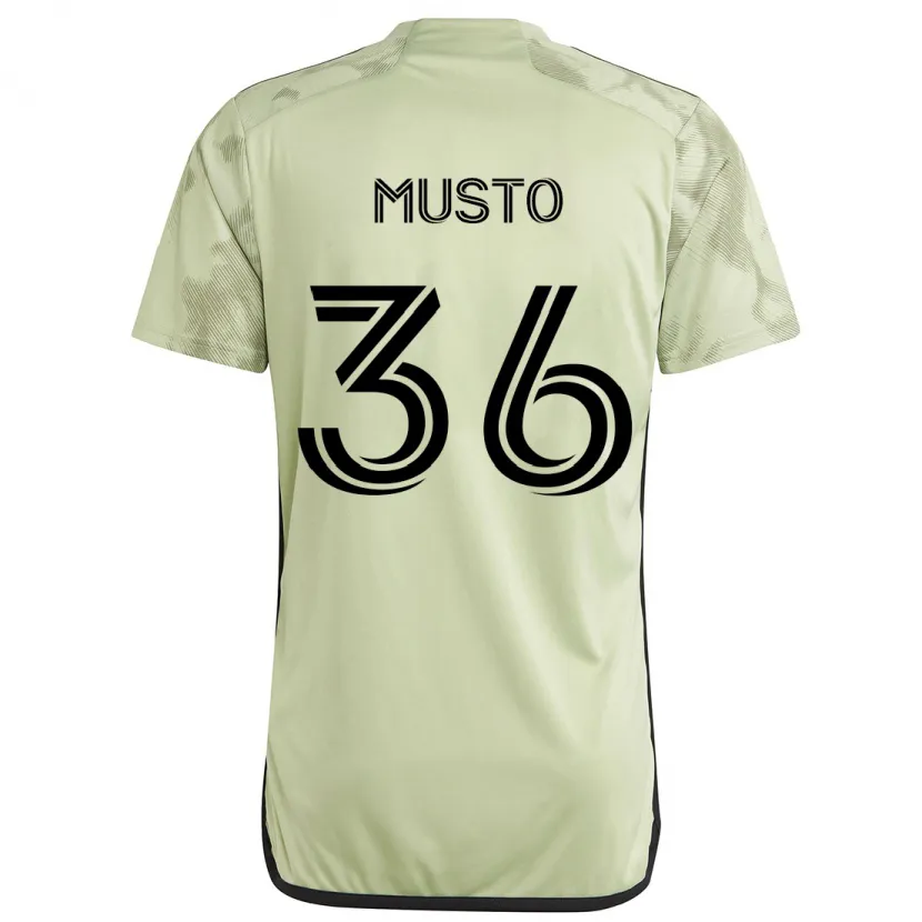 Danxen Heren Tommy Musto #36 Licht Groen Uitshirt Uittenue 2024/25 T-Shirt