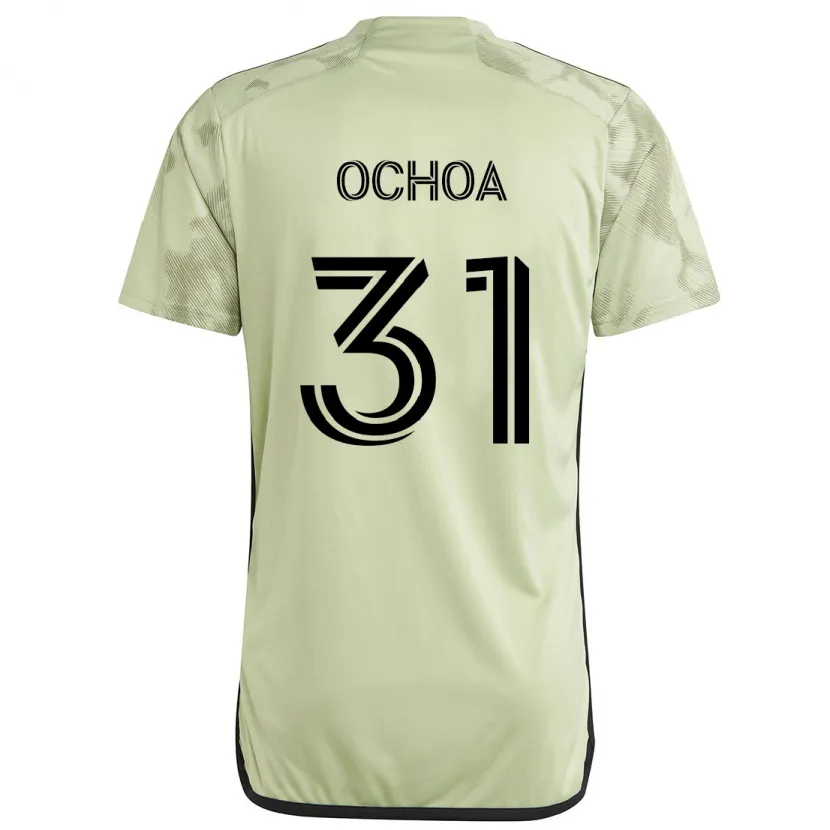 Danxen Heren David Ochoa #31 Licht Groen Uitshirt Uittenue 2024/25 T-Shirt