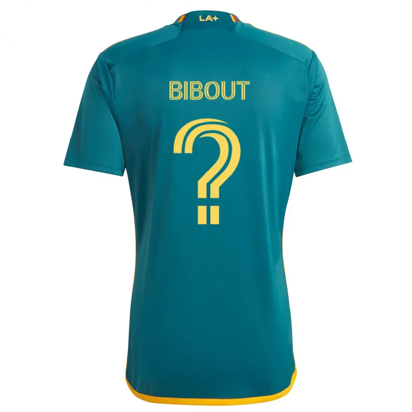 Danxen Heren Aaron Bibout #0 Groen Geel Uitshirt Uittenue 2024/25 T-Shirt