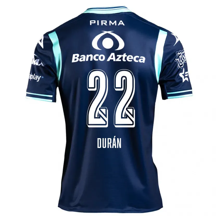 Danxen Heren Rafael Durán #22 Marineblauw Uitshirt Uittenue 2024/25 T-Shirt