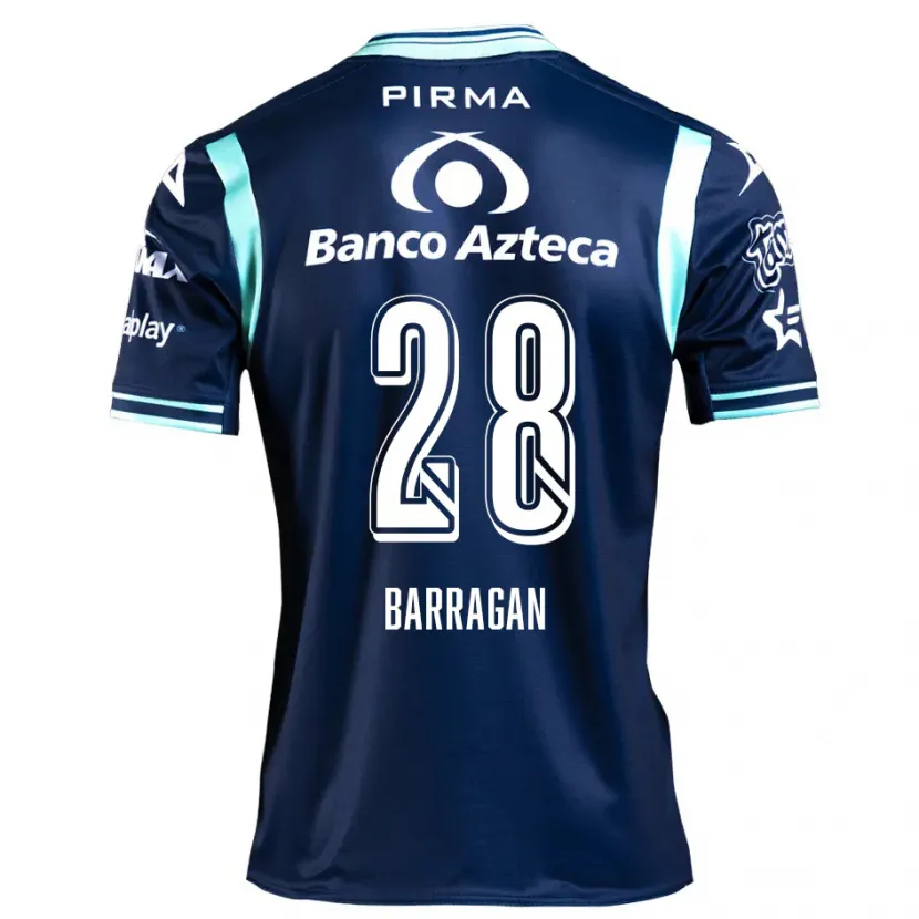 Danxen Heren Martín Barragán #28 Marineblauw Uitshirt Uittenue 2024/25 T-Shirt