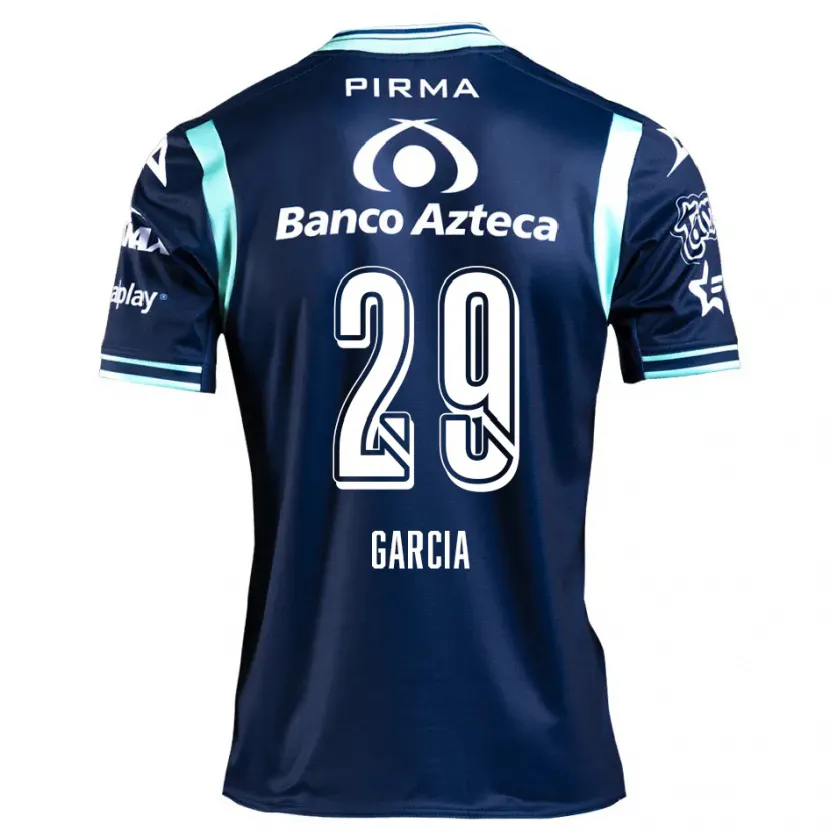 Danxen Heren Emiliano García #29 Marineblauw Uitshirt Uittenue 2024/25 T-Shirt