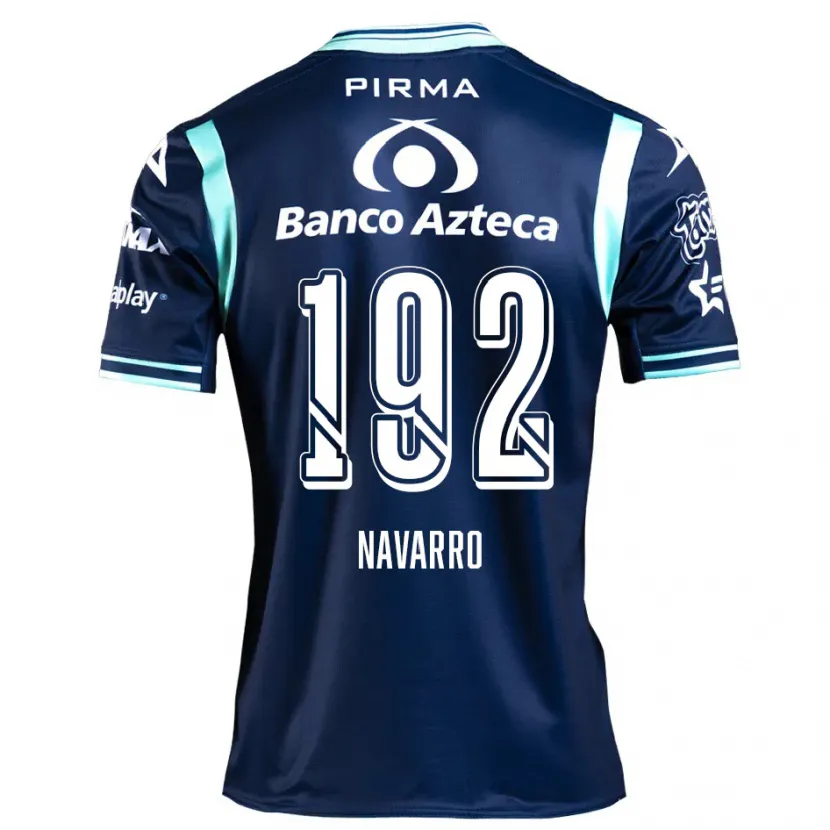 Danxen Heren Eduardo Navarro #192 Marineblauw Uitshirt Uittenue 2024/25 T-Shirt